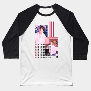 Kpop Designs V BTS Baseball T-Shirt